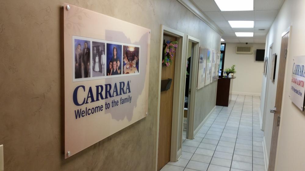 Custom Indoor sign for Carrara Office Akron