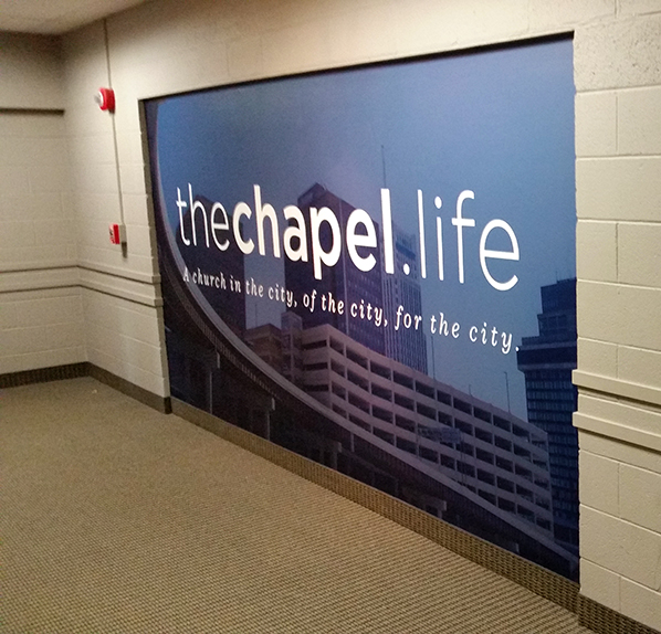 chapel life wall mural vinyl graphic decal akron