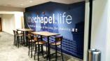 The Chapel life decorated wall mural graphic