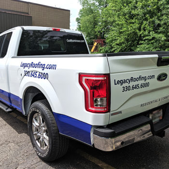 Legacy Roofing Vehicle Graphics Decals Akron