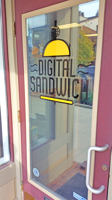 Door Graphics Window Graphics Door Decal Akron for Digital Sandwich