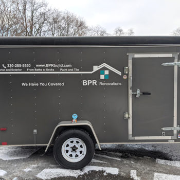Trailer Decals for BPR Renovations