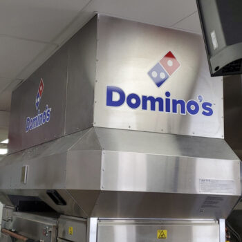 Domino's Pizza Akron Oven Wall Graphic