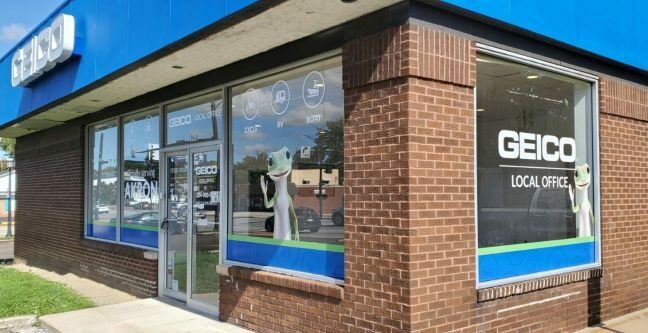 geico insurance window graphics decals akron
