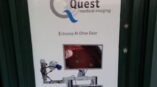 quest medical imaging perforated window door film signs akron