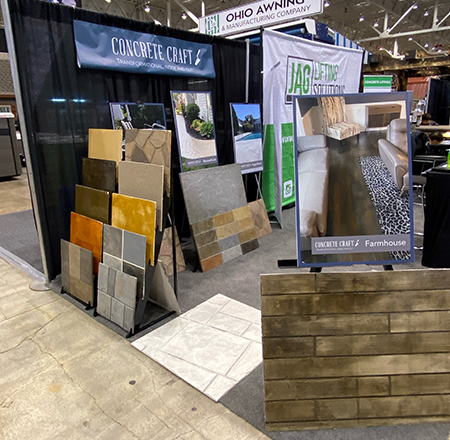 Concrete Craft Trade Show Signs Displays Akron