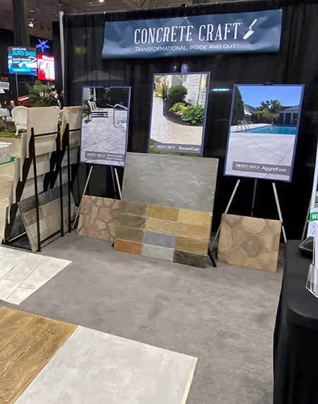 Concrete Craft Trade Show Display Signs Displays Akron