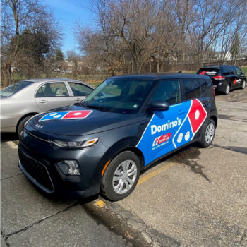Domino's Vehicle Wrap Graphics Akron