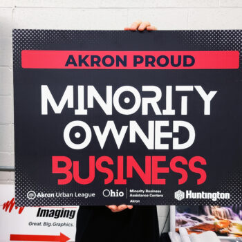 Akron Urban League Akron Proud Outdoor Yard Signage Akron