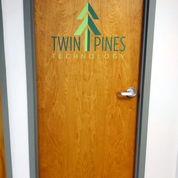 Twin Pines Technology Door Graphics Akron