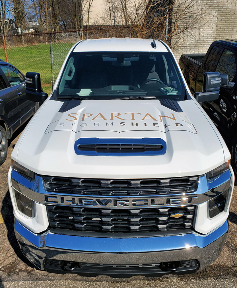 Spartan Storm Shield Custom Vehicle Wrap Akron