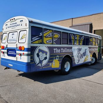 Tallmadge Marching Band Custom Bus Vehicle Wrap Akron