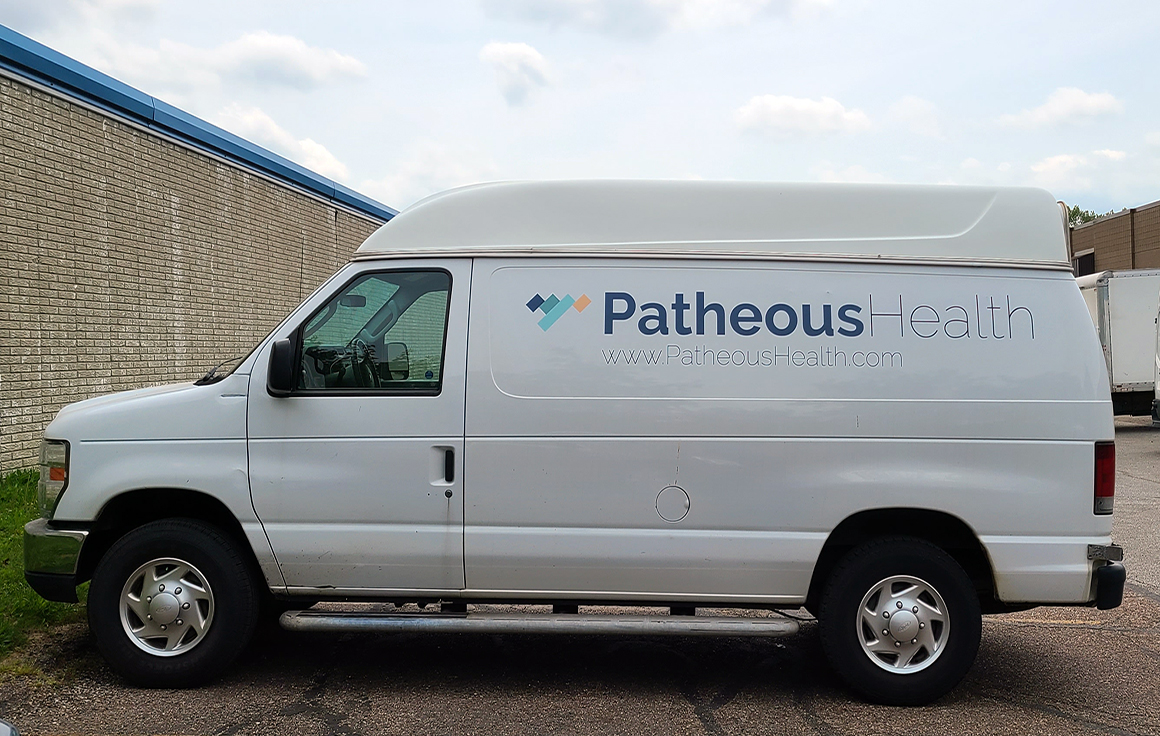 Patheous Health Custom Vehicle Graphics Akron