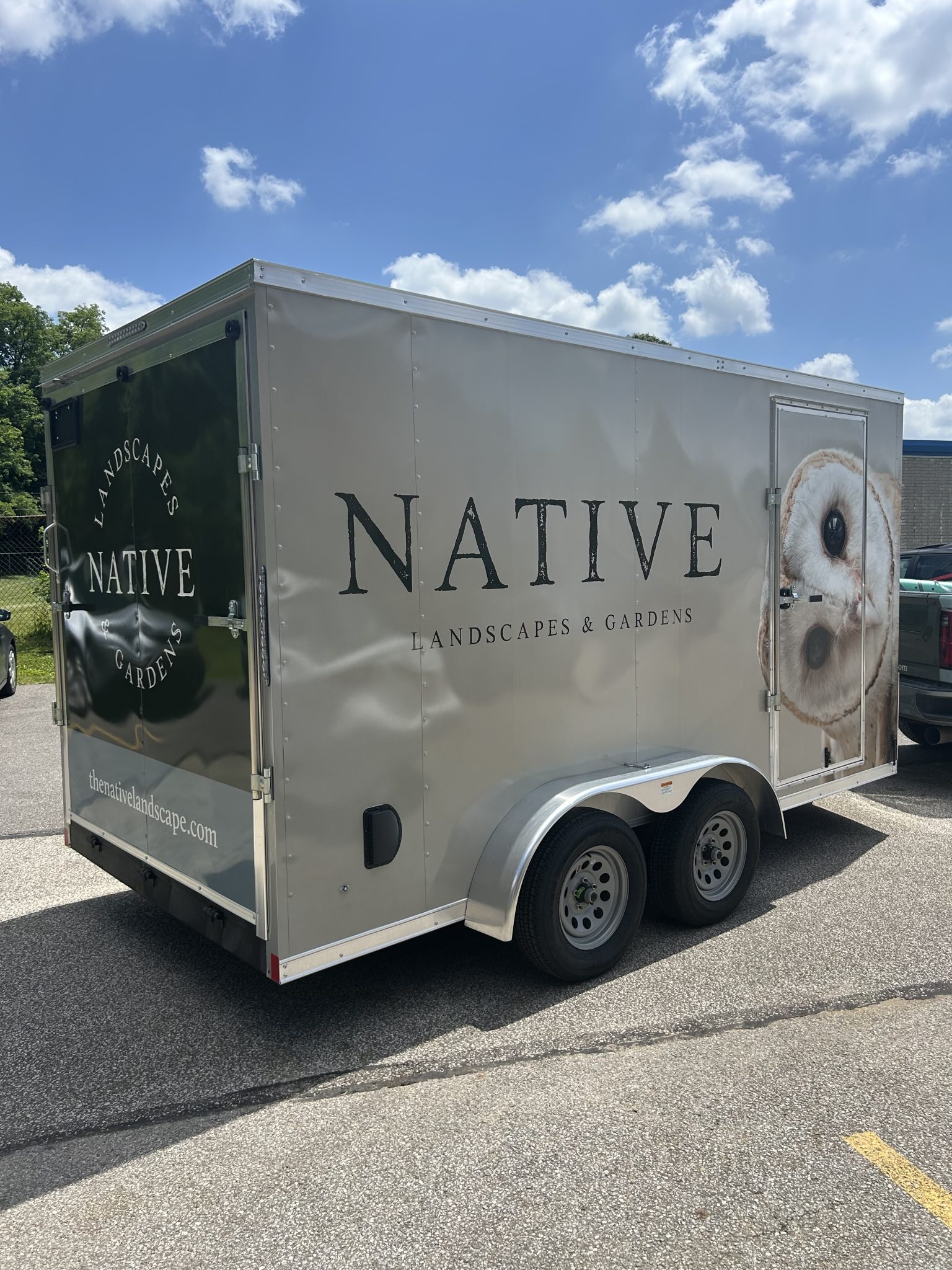 Native Landscaping Trailer Wrap