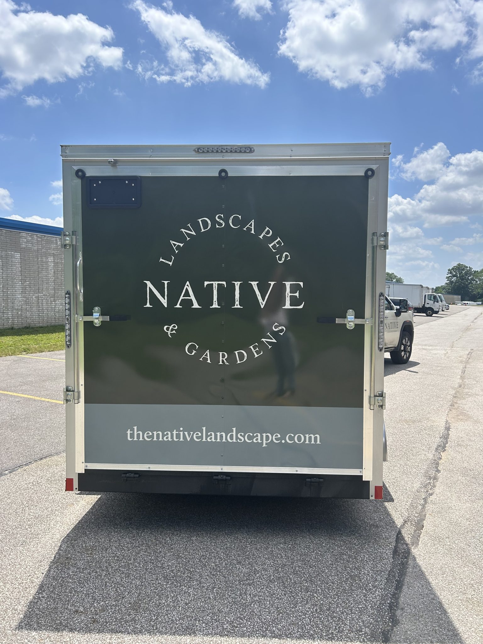 Native Landscaping Trailer Wrap