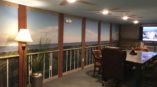 Image of ocean covering office wall