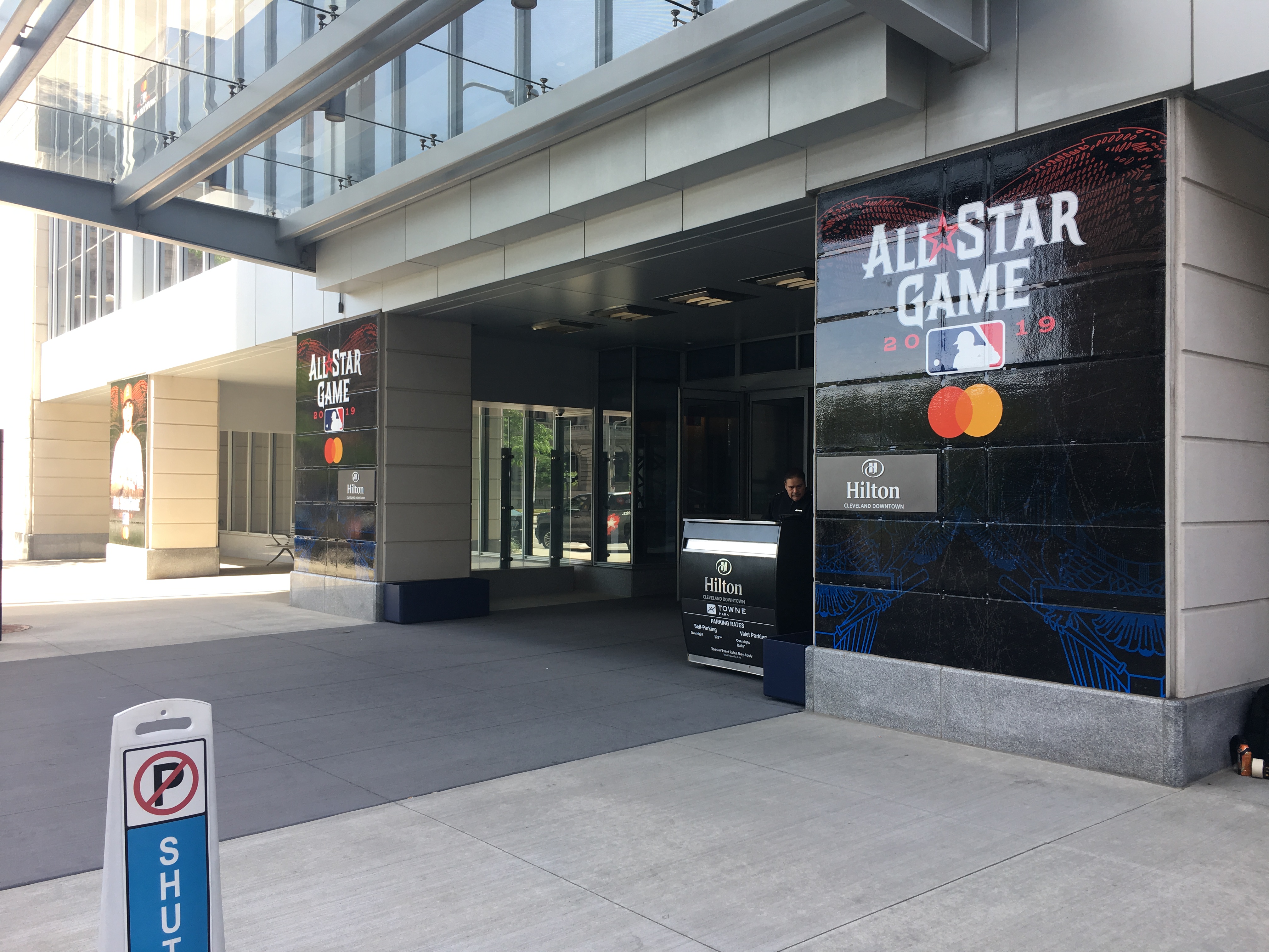 MLB All Star Game floor and wall graphics 
