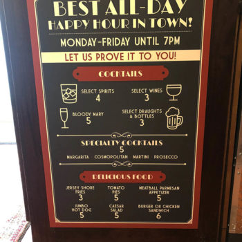 Custom cocktail sign 