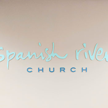 Spanish River Church Dimensional Signage in Boca Raton
