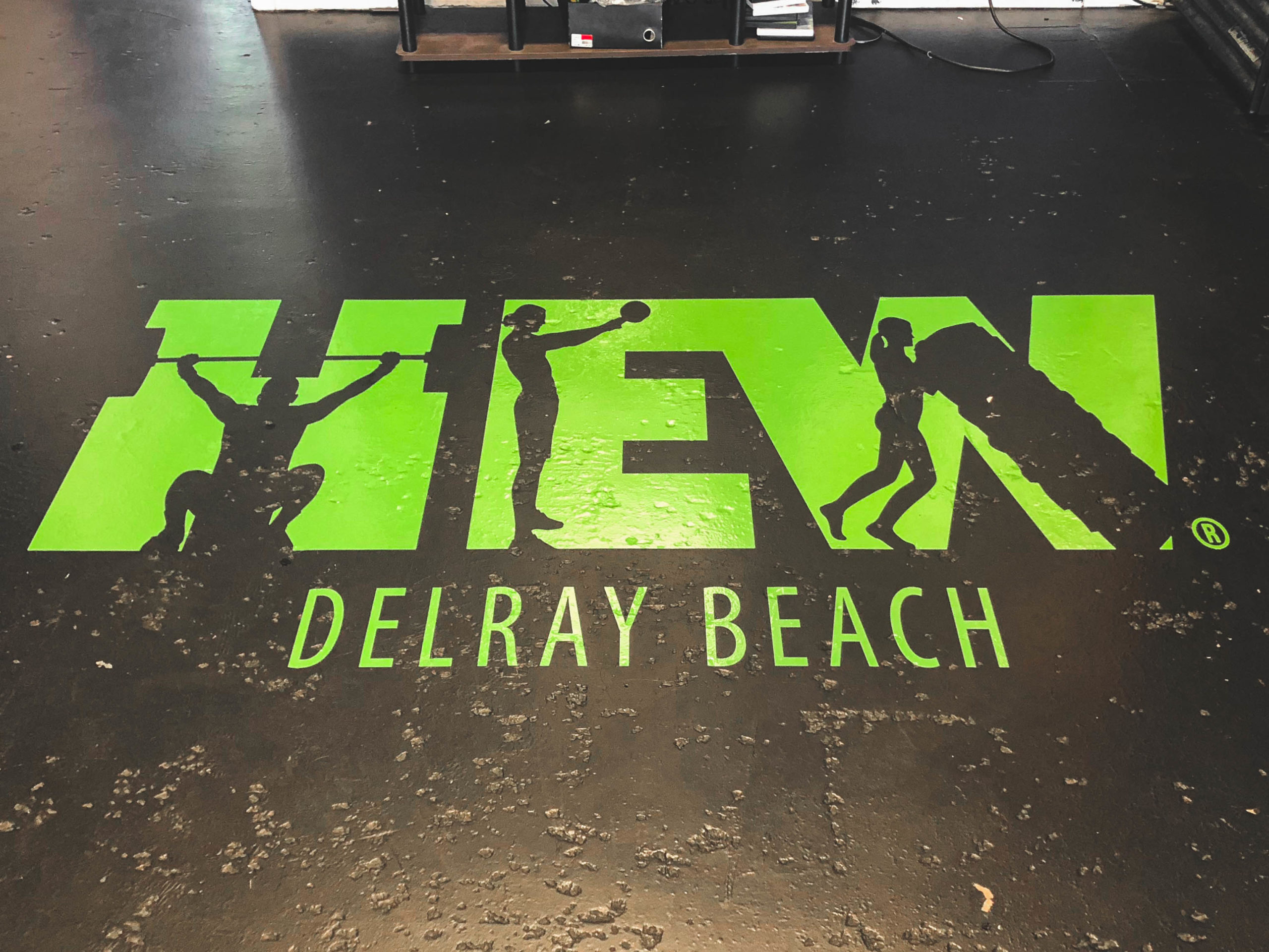 Vinyl Floor Decal in Delray Beach
