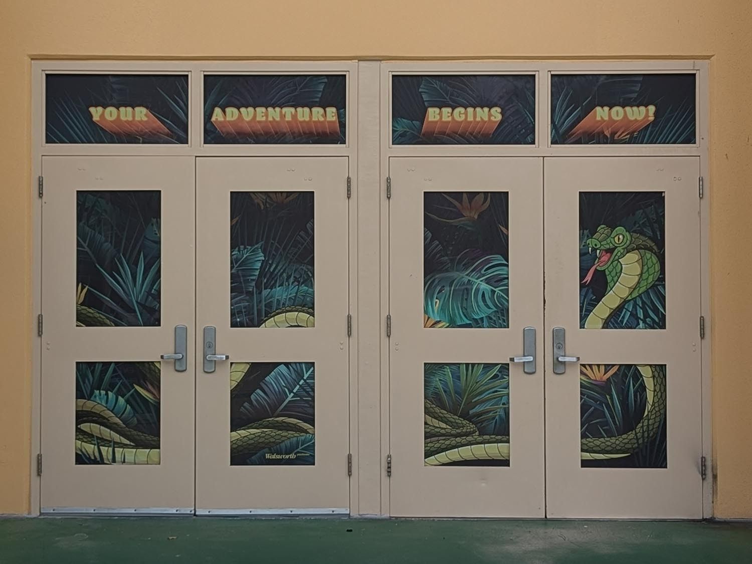 Walsworth Door Graphic signs