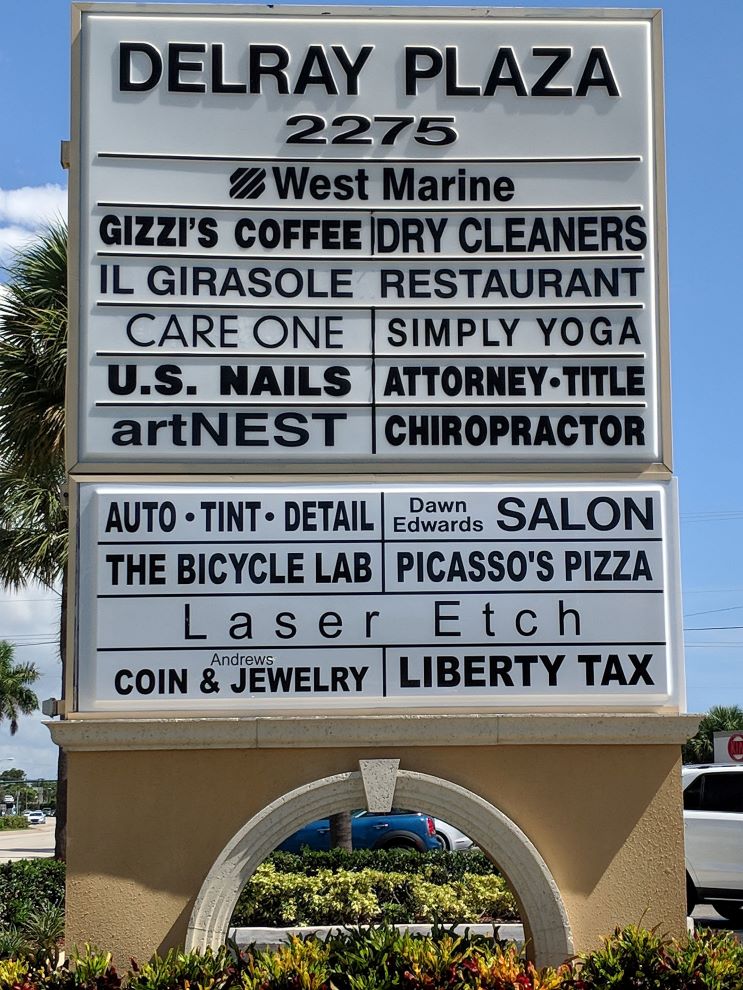 Delray Beach Monument Sign