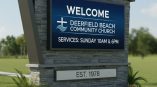 Outdoor Monument Sign Deerfield Beach | Design & Installation