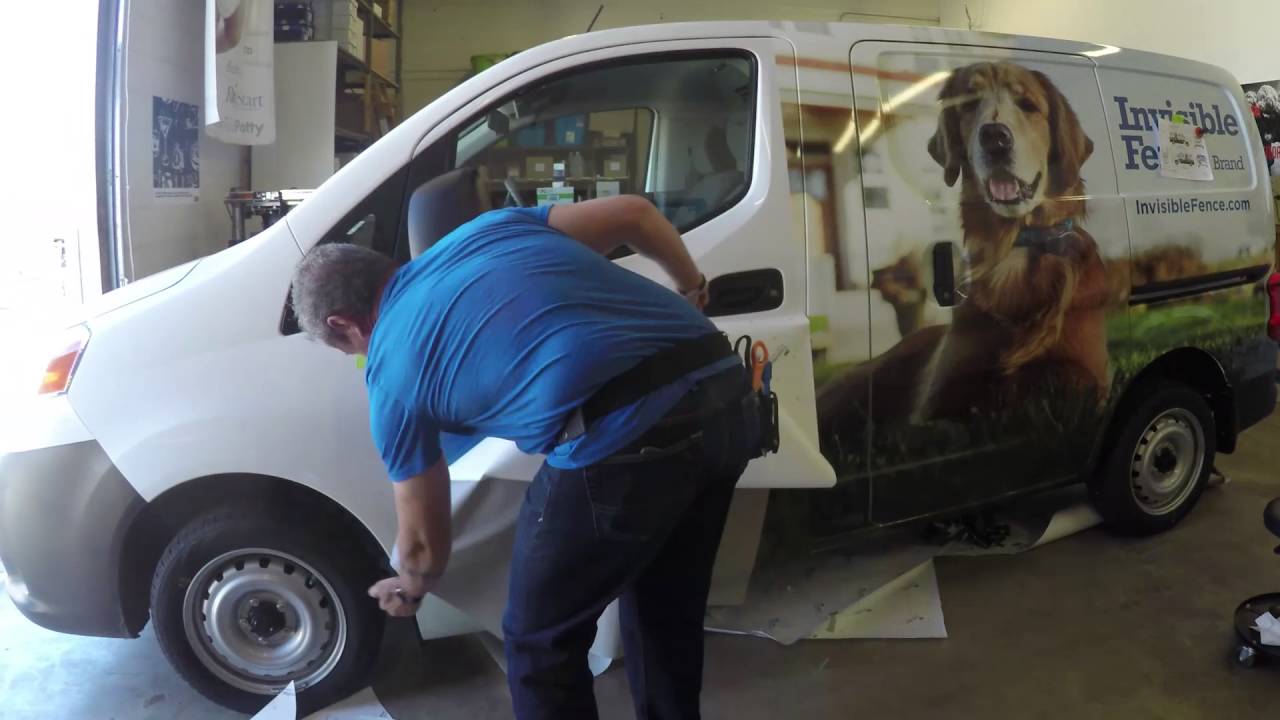 SpeedPro Vehicle Wrap Time-lapse:  Invisible Fence