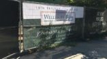 wellesley bank business fence sign