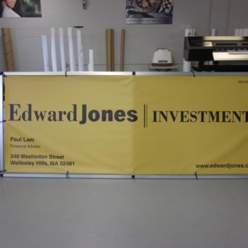 edward jones investments printed sign
