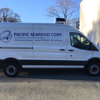 pacific seafood corp business van wrap