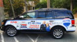 Remax company brand wrapped on vehicle