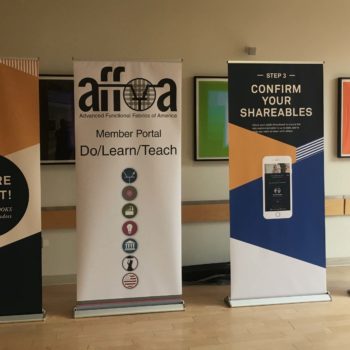 AFFOA standing banners 