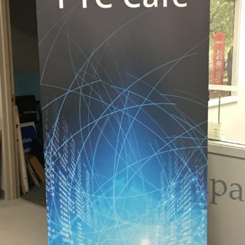 PTC cafe standing banner 