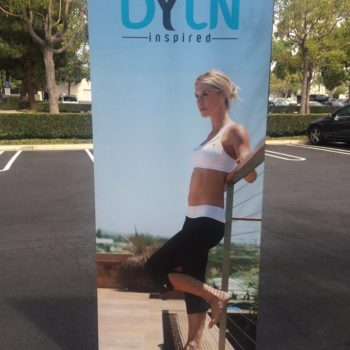 DYLN inspired standing banner