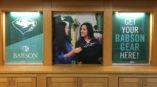 Babson cabinet display signs 