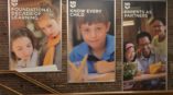Kingsley Montessori school stairwell signs 