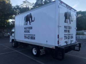 Mastodon Moving vehicle decal 