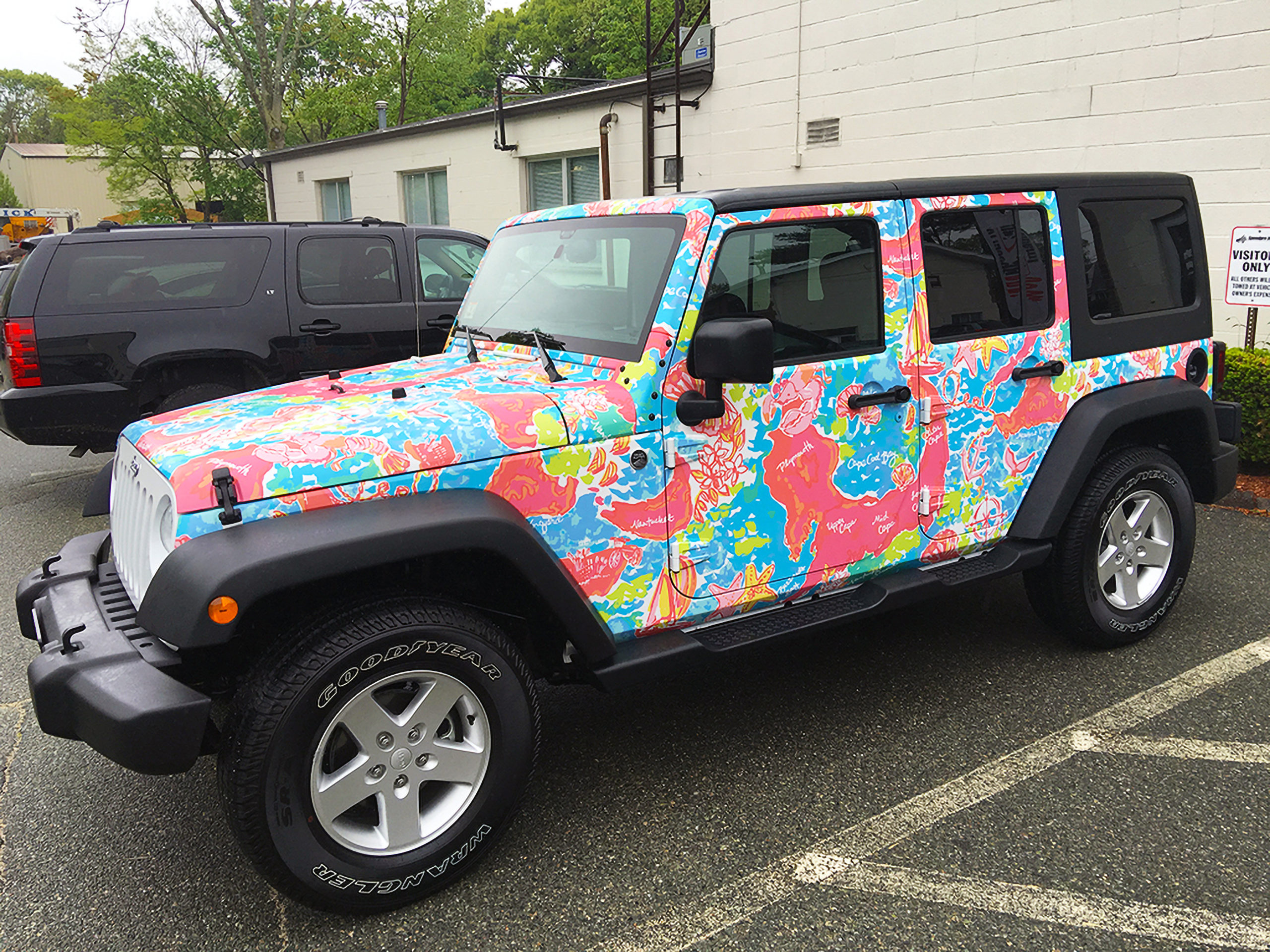 bright and exciting jeep graphics