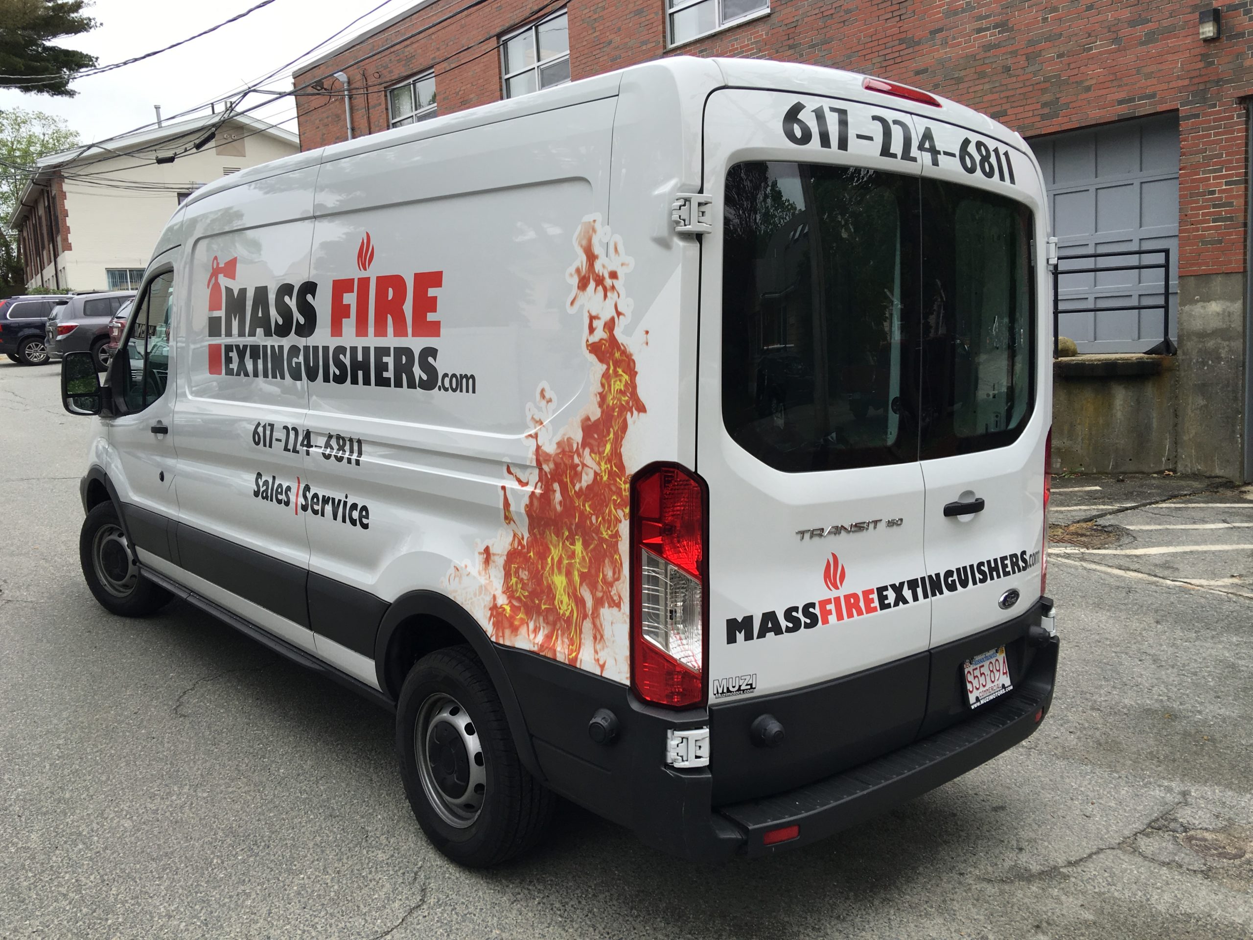 fire vehicle decals rear