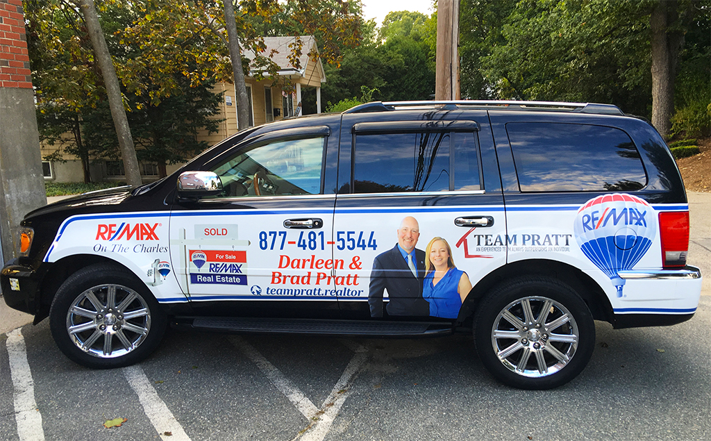 real estate vehicle graphics