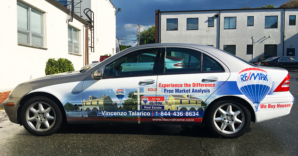 remax real estate vehicle graphics