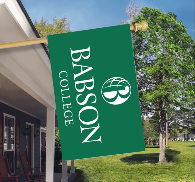 Double Sided Babson Flag 5'W x 3'H            