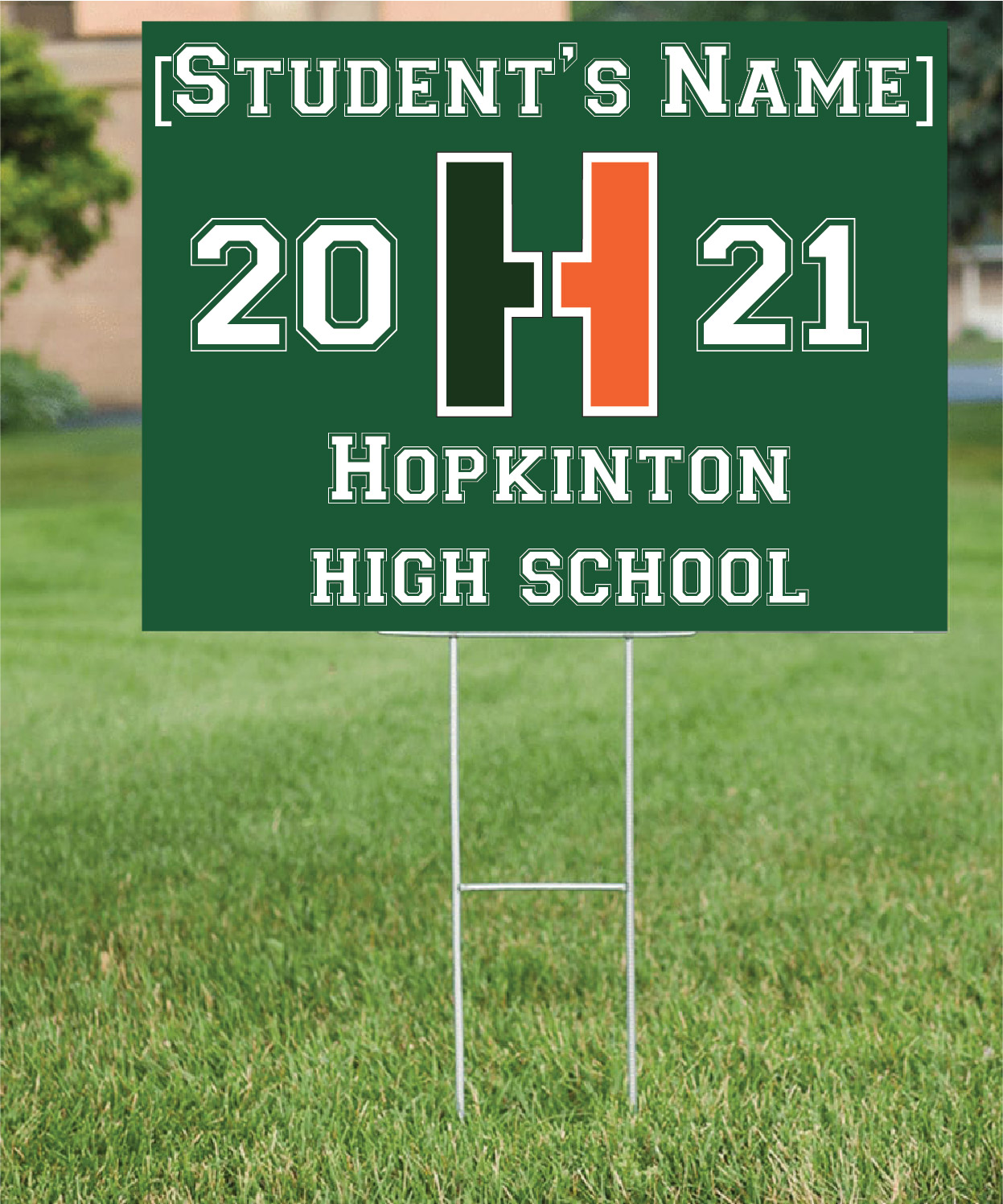 Double Sided Yard Sign 24"Wx18"H (customizeable)