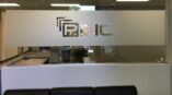 privacy glass with logo