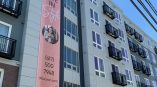 Mesh Banner on Building