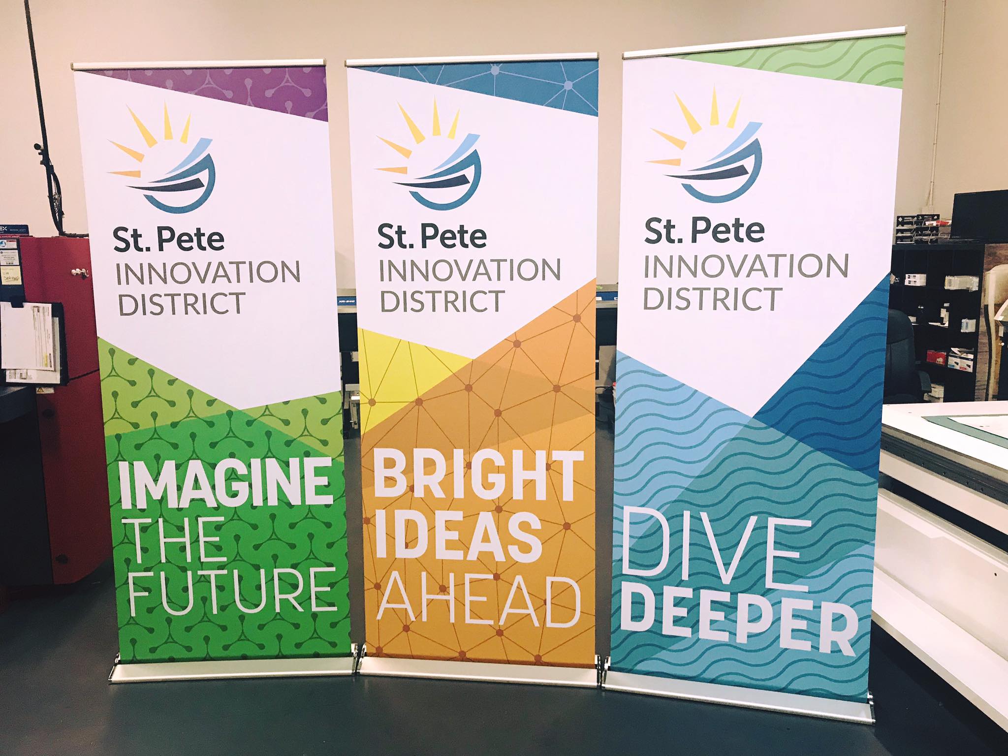 St. Pete Innovation District retractable banners