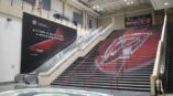 wall and stair graphics for business advertising