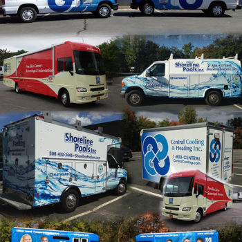 large truck and bus vehicle wraps 