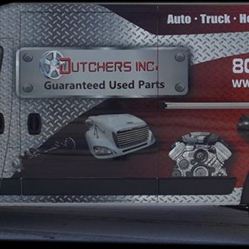 red wall mural for core values 